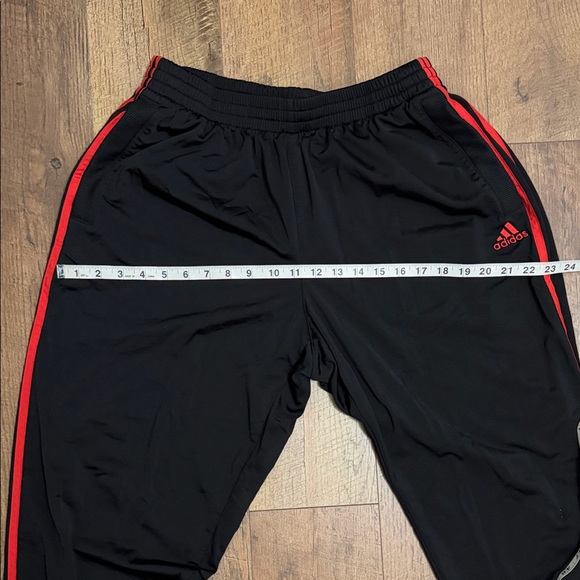 Adidas Black Pants with Red Accents - Picture 9 of 11